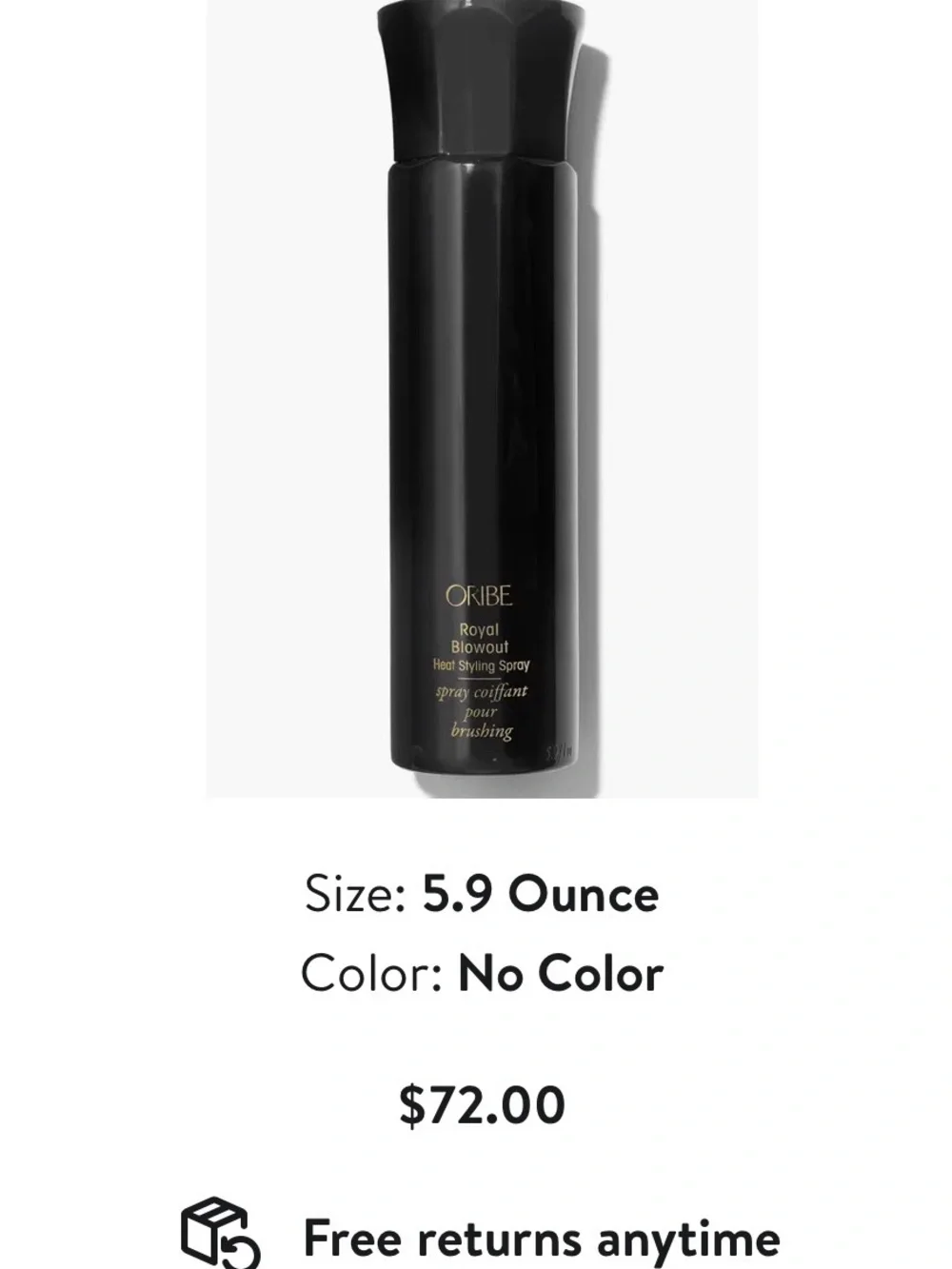 Oribe Royal Blowout Heat Styling Spray